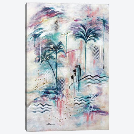 Kokomo V Art Deco Tropical Canvas Print #BIS18} by Angela Bisson Canvas Print