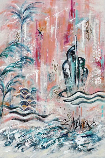 Angela Bisson: Kokomo X Art Deco Tropical by Angela Bisson