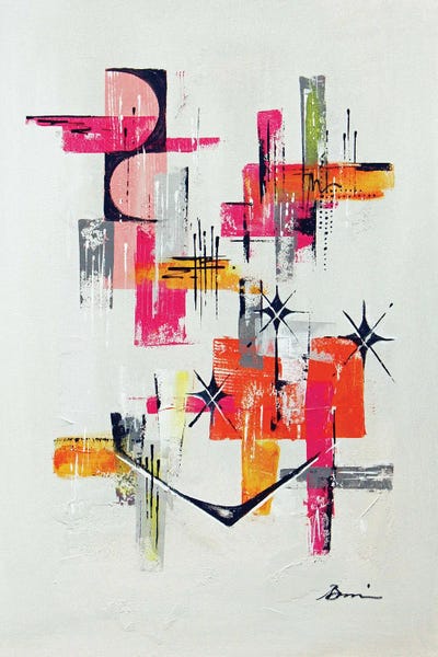 Angela Bisson: Stella XVI Midcentury Starburst by Angela Bisson