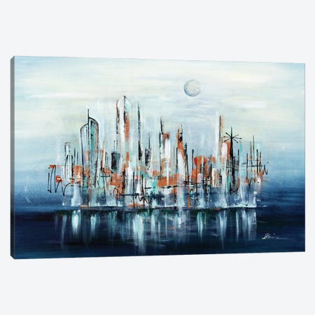Midcentury Skyline Uptown XXXI Canvas Print #BIS31} by Angela Bisson Canvas Print