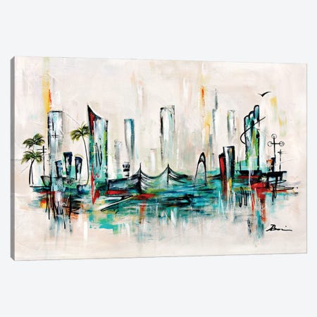 Midcentury Skyline Uptown XXVII Canvas Print #BIS36} by Angela Bisson Canvas Wall Art