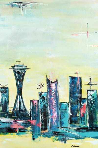 Angela Bisson: Uptown Seattle by Angela Bisson