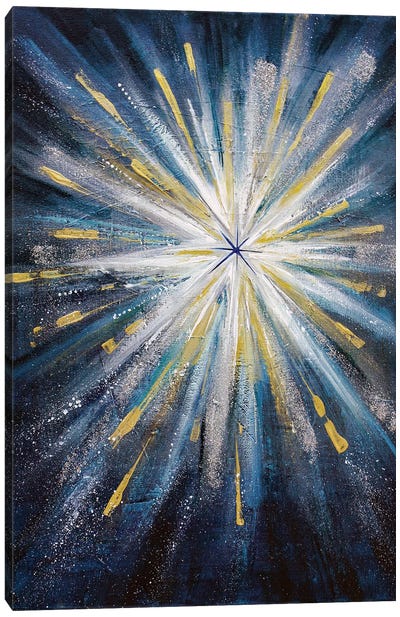 Midcentury Starburst III Canvas Art Print - Angela Bisson