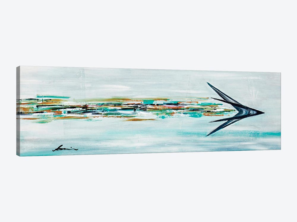 Midcentury Boomerang Forward Look by Angela Bisson 1-piece Canvas Artwork