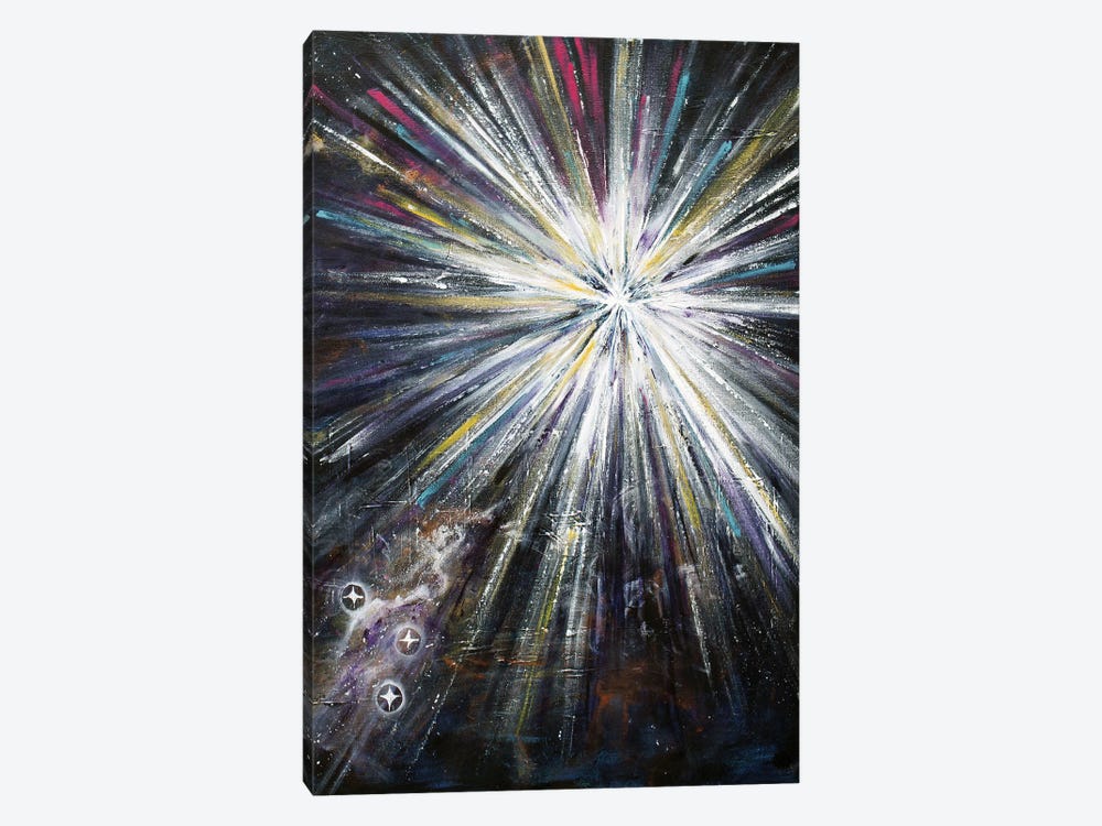 Midcentury Starburst VII by Angela Bisson 1-piece Canvas Print