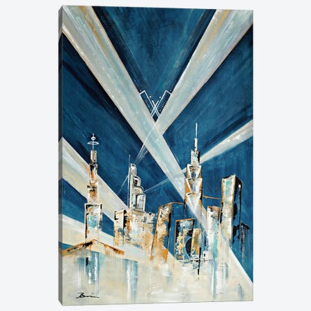 Art Deco Metropolis Canvas Print #BIS51} by Angela Bisson Art Print