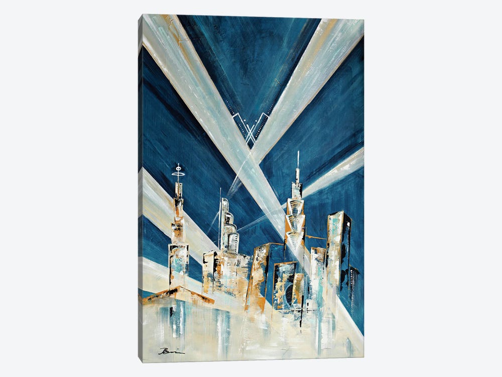 Art Deco Metropolis by Angela Bisson 1-piece Canvas Artwork