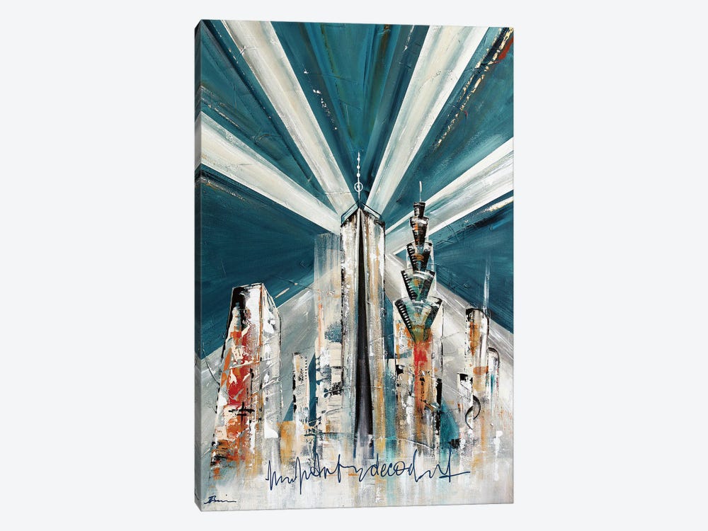 Art Deco Metropolis X by Angela Bisson 1-piece Canvas Art Print