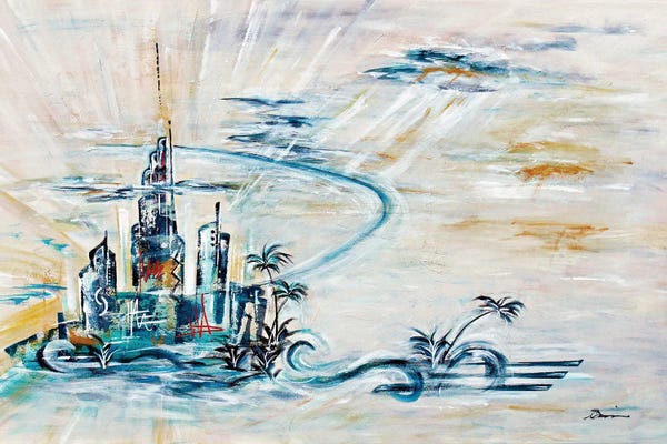 Angela Bisson: Art Deco Metropolis XI by Angela Bisson