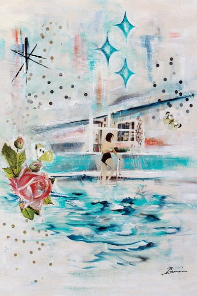 Fine Art Print: Palm Spring With Love I by Angela Bisson