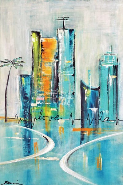 Los Angeles: Love L.A. California by Angela Bisson