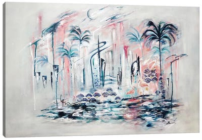 Kokomo XI Art Deco Paradise Canvas Art Print - Angela Bisson