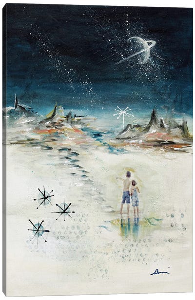Midcentury Daydream I Canvas Art Print - Angela Bisson