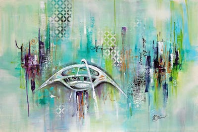 Lax X by Angela Bisson art print