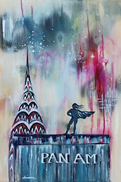 Canvas Print: New York Moxie I by Angela Bisson
