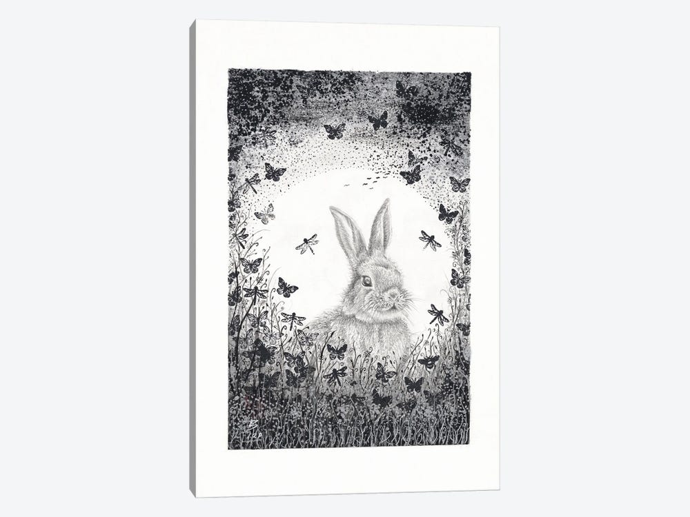 Bunny Moon by Bo N. Inthivong 1-piece Canvas Artwork