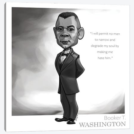 Booker T. Washington Canvas Print #BIY10} by Andrew Bailey Canvas Print