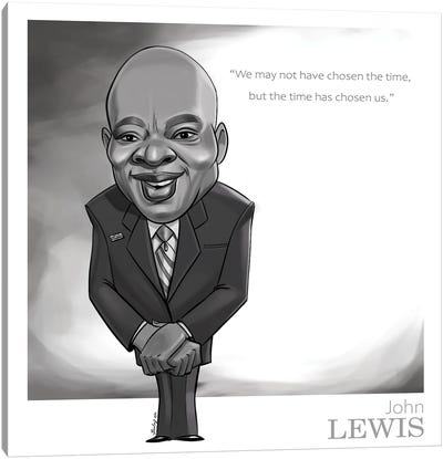 John Lewis Canvas Art Print - Black History Month