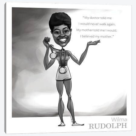 Wilma Rudolph Canvas Print #BIY25} by Andrew Bailey Canvas Print