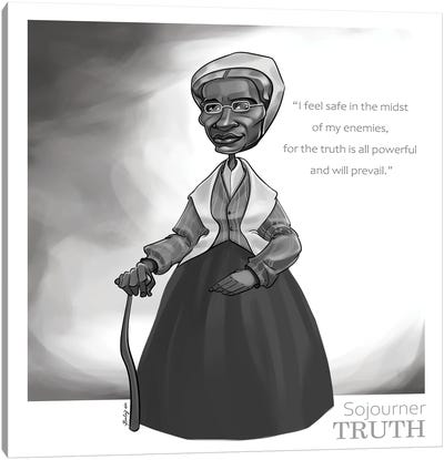 Sojourner Truth Canvas Art Print - Black History Month