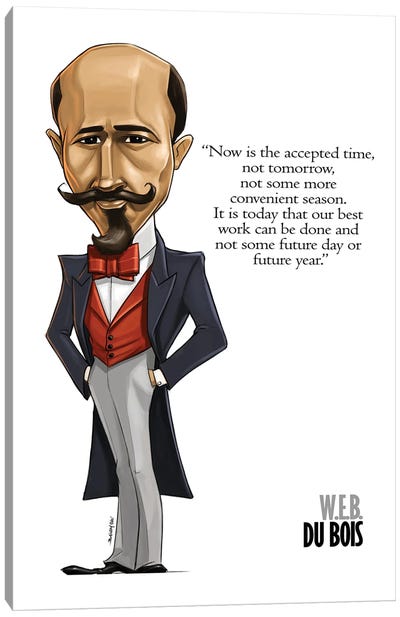W.E.B. Du Bois Canvas Art Print - Black History Month