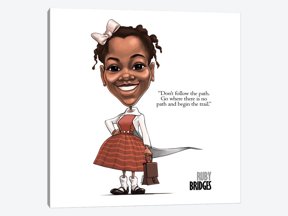 Ruby Bridges by Andrew Bailey 1-piece Canvas Print