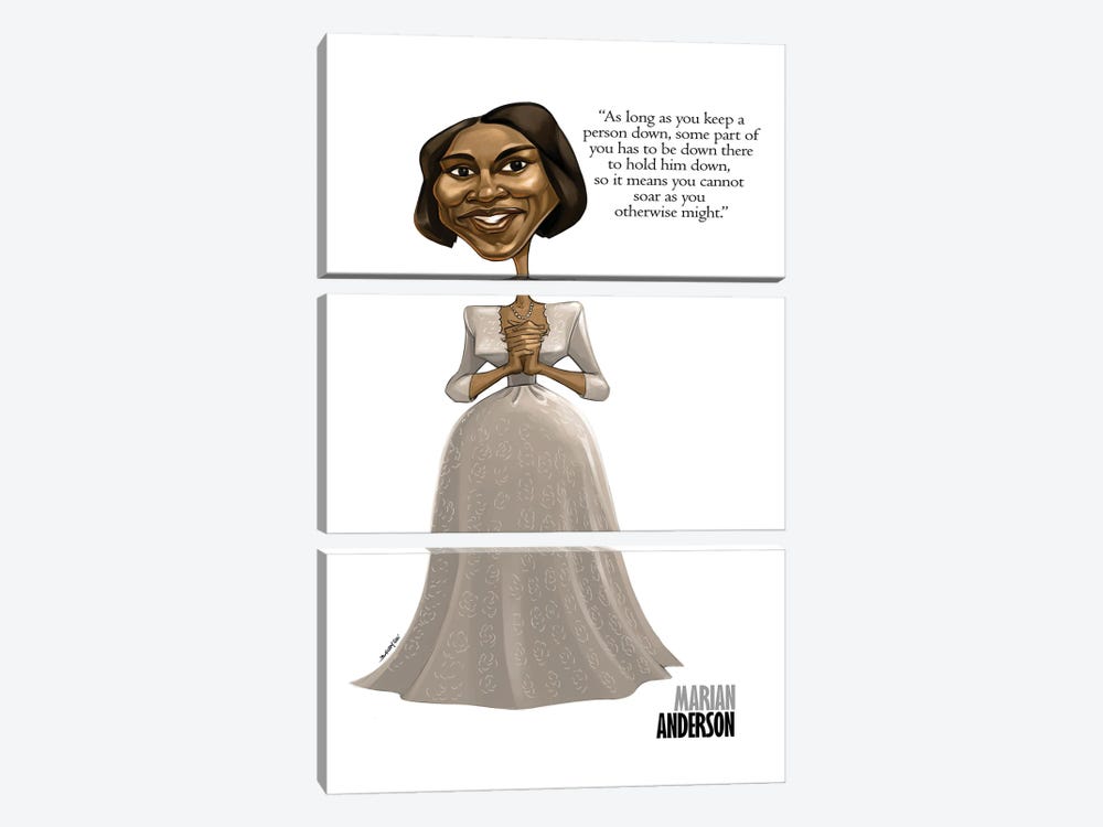 Marian Anderson by Andrew Bailey 3-piece Art Print