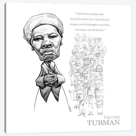 Harriet Tubman Canvas Print #BIY7} by Andrew Bailey Canvas Artwork