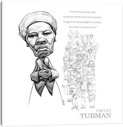 Harriet Tubman Canvas Art Print - Andrew Bailey