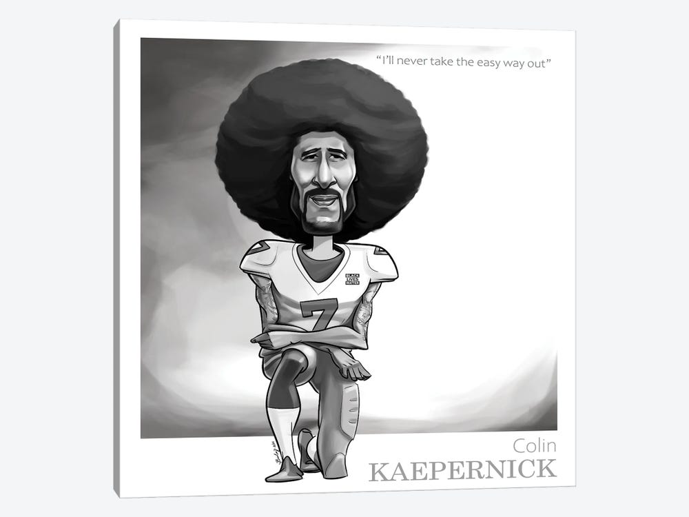 Colin Kaepernick by Andrew Bailey 1-piece Art Print