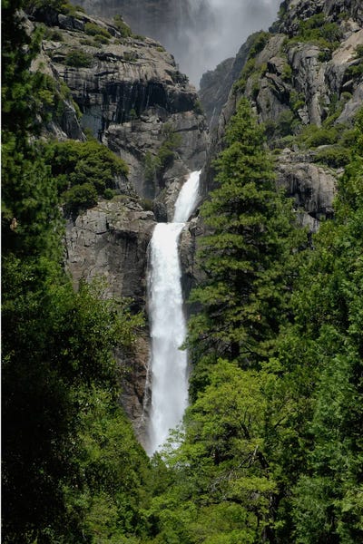 Benjamin Padgett: Lower Yosemite Fall Vista by Benjamin Padgett