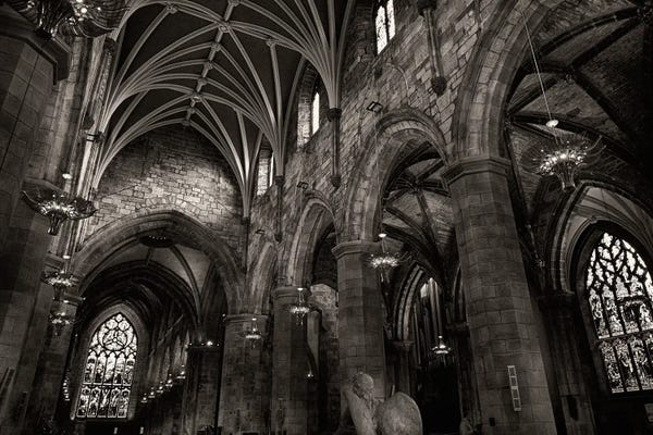 Domes: Angel's View Of St. Giles Cathedral by Benjamin Padgett