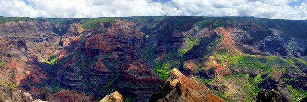 Benjamin Padgett: Waimea Canyon Panoramic by Benjamin Padgett