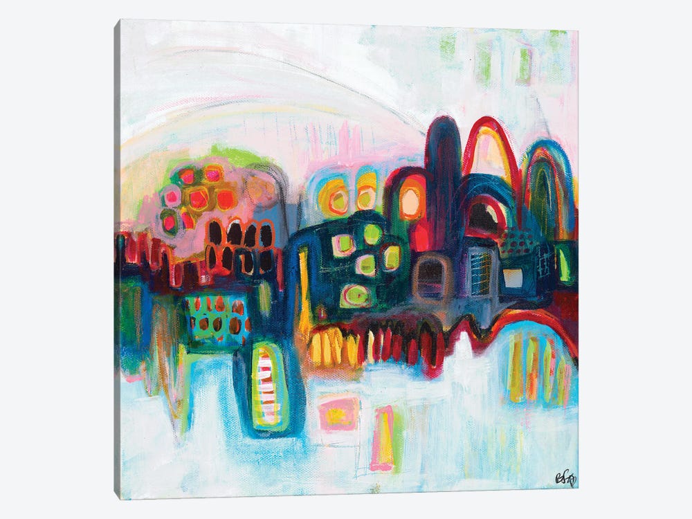 Through The Kaleidoscope by Becky Joan Springer 1-piece Canvas Print