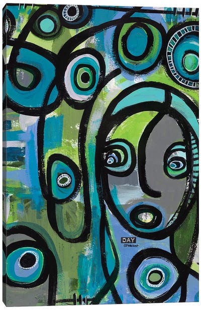 Eyes Wide Open Canvas Art Print - Intuitive Abstracts