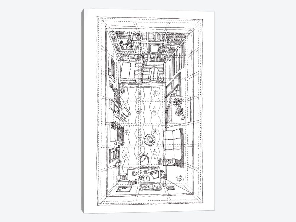 Hey Arnold's Bedroom by BKArtchitect 1-piece Canvas Art