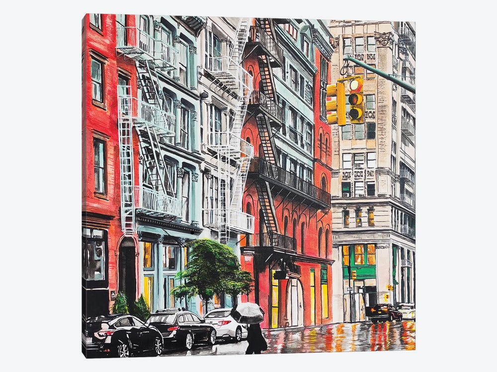 New York Rainy Afternoon by BKArtchitect 1-piece Art Print