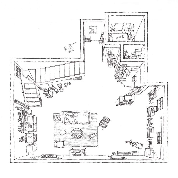 Eric Forman's Basement From That '70s Show