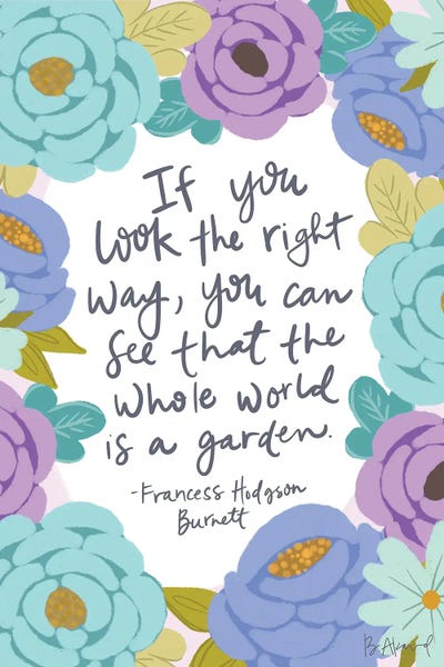 Secret Garden by Bec Akard canvas print