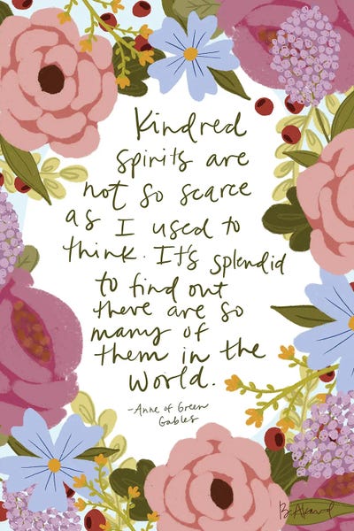 Anne Of Green Gables by Bec Akard art print