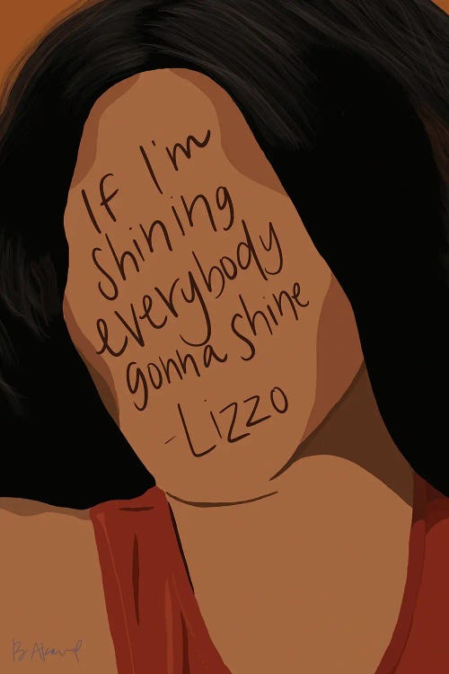 Lizzo by Bec Akard wall art