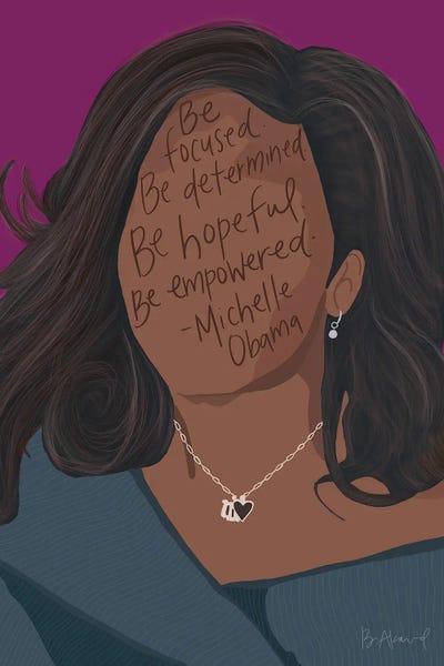 Ceiling Shatterers: Michelle Obama by Bec Akard