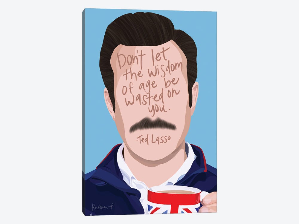 Ted Lasso by Bec Akard 1-piece Canvas Artwork