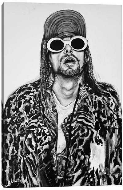 Kurt Cobain Canvas Art Print - Blake Munch