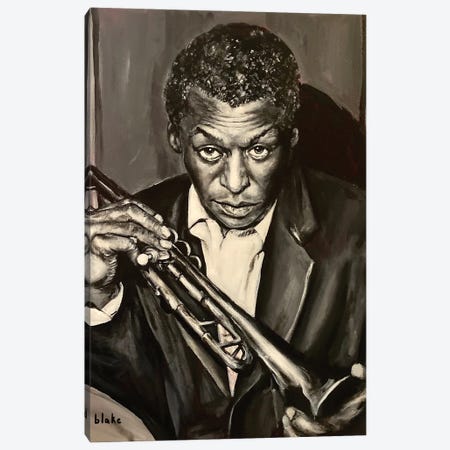 Miles Davis Canvas Print #BKH14} by Blake Munch Canvas Artwork