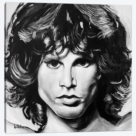 Jim Morrison Canvas Print #BKH15} by Blake Munch Canvas Artwork