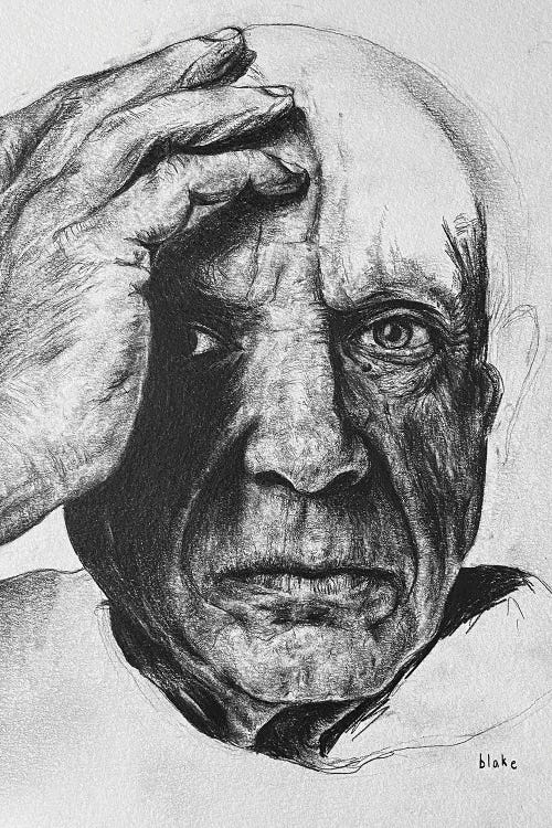 Picasso Contemplating