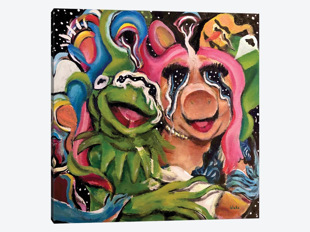 Muppets Dreaming by Blake Munch 1-piece Canvas Art Print