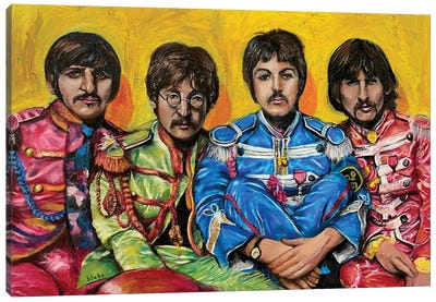 The Beatles Canvas Art Print - Ringo Starr