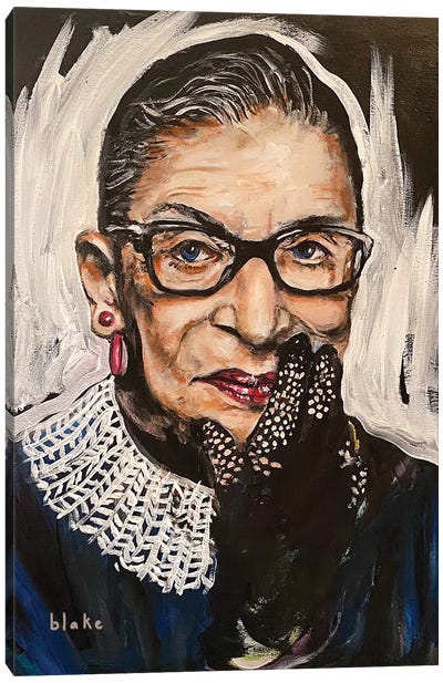 The Notorious RBG Canvas Art Print - Ruth Bader Ginsburg